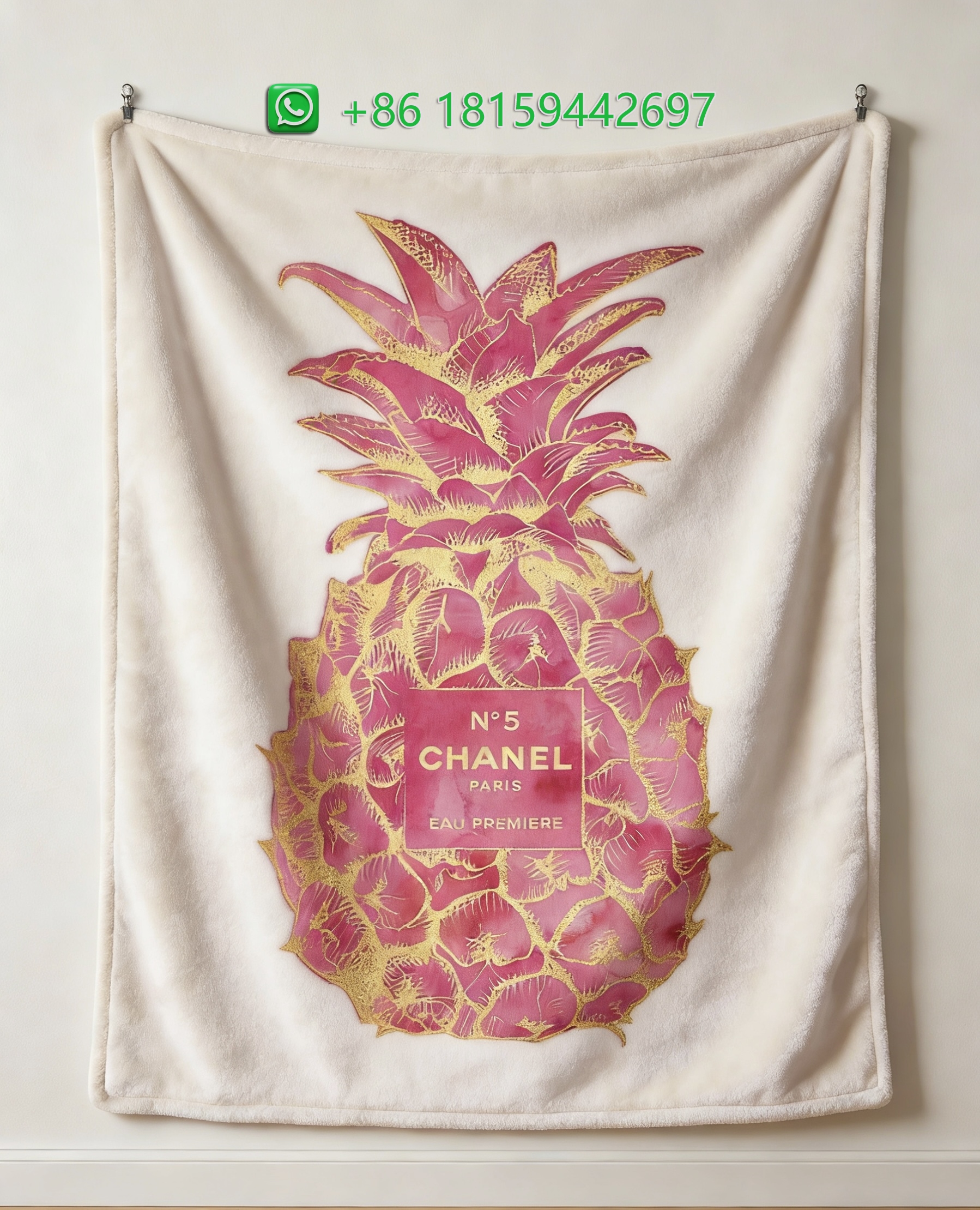 Chanel Throw Blankets